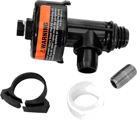 Hi Flow Manual Air Relief Valve W/ Labels - Poolweb Image