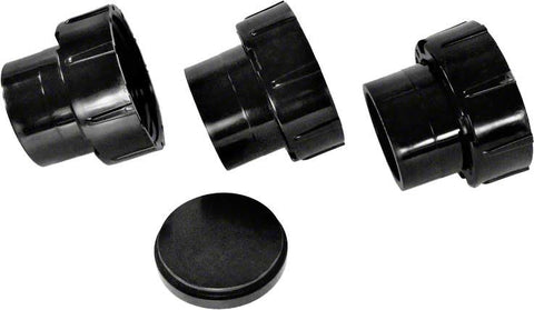 Tailpiece; Cap and Union Nut Set for Cv340/460/580; Cl340/460/580; Cs/150/200/250; Cj200/250; Dev48/60; Del48/60 Filters; Set of 3 - Poolweb Image