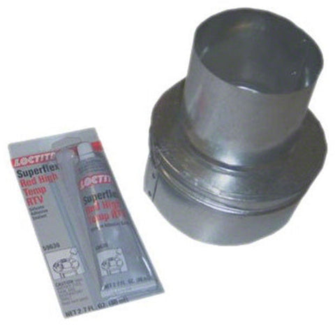Metal Flue Collar for Model 200 Max-e-therm Sta-rite(r) Pool and Spa Heater; 4 Inch X 6 Inch - Poolweb Image 1