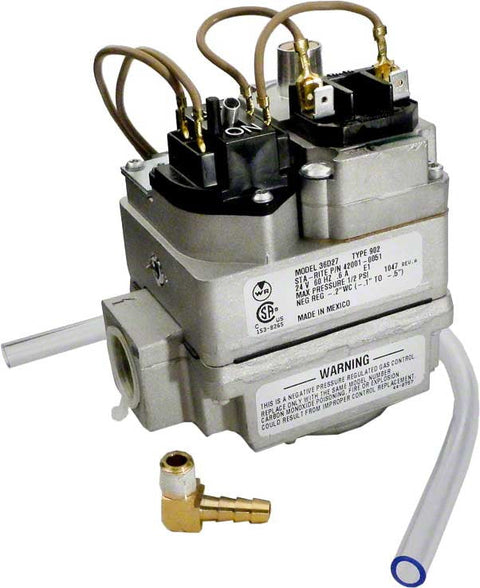 Combination Gas Control Valve Kit for Max-e-therm; Mastertemp(r) Heater Burner System - Poolweb Image