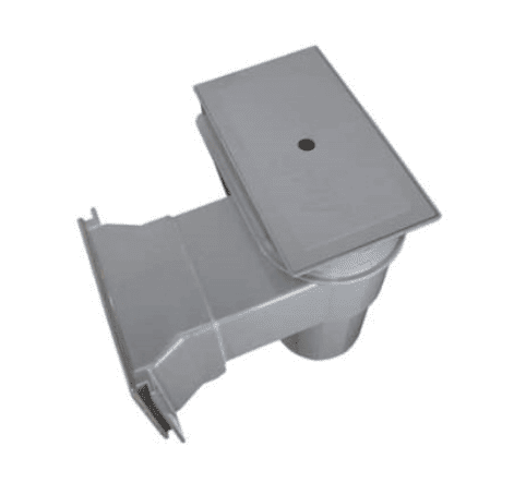 Aqua Genie Skimmer with Cover - Gray