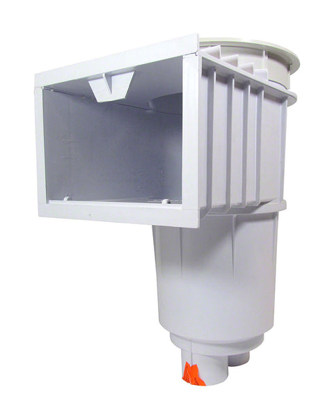 Sta-rite(r) Swimquip(r) ABS U-3 Top Performing Inground Skimmer with Lid and Frame for Concrete Pools; White; 2 Inch X 1-1/2 Inch Npt Reducer - Poolweb Image