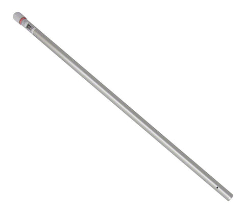 Rainbow Lifegard 820-12 1-piece Straight Telescopic Pole; 12 Ft X 1-1/8 Inch; Aluminum; Clear; 12/carton - Poolweb Image