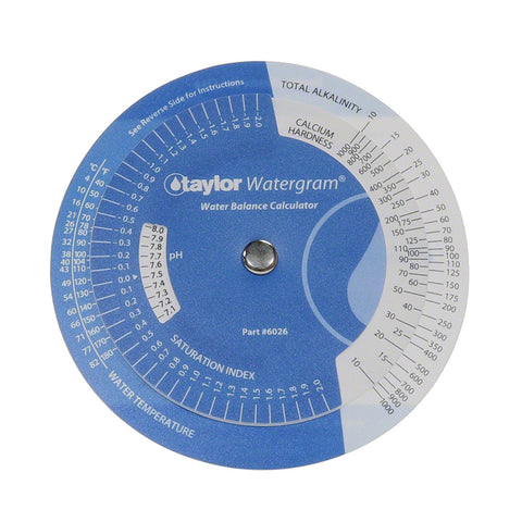 Watergram Circular Water Balance Calculator - Poolweb Image