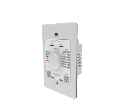 slide side angle of right side of Color Sync Controller