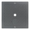 Square Cover for Automatic Skimmers; 10 Inch; Dark Gray - Poolweb Image