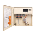 IntelliCenter Lite Pool Control System with interior door open showing components. 