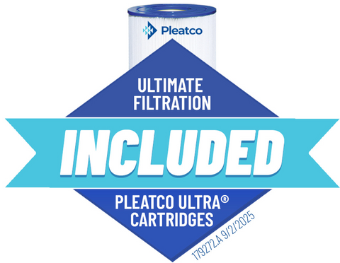Pleatco included badge