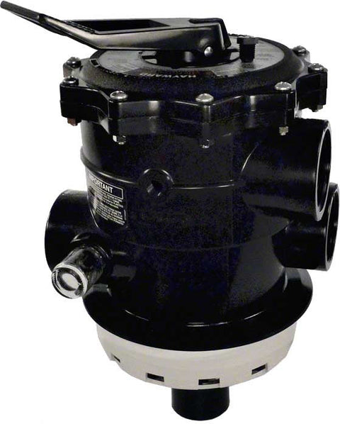 Vari-flo(tm) Xl Top Mount Multi-port Control Valve for Pro Series(tm) Sand Filter; 2 Inch Fip; Black - Poolweb Image