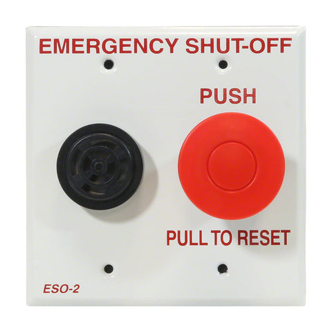 Double Gang Plate Shut-off Switch with Alarm for Compool Pool and Spa Control Systems - Poolweb Image