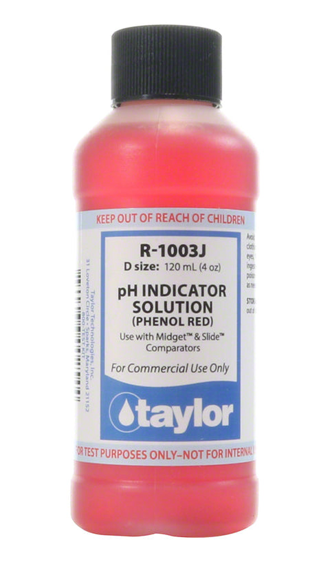 Taylor Technologies Ph Indicator Solution; 4 Oz; Phenolic Red - Poolweb Image