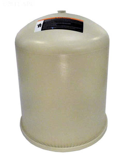 Almond (tan) Tank Lid Assembly for Clean & Clear Plus 520 Sq-ft Cartridge Filter; Quad D.e. Filter - Poolweb Image
