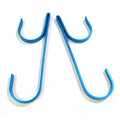 143 Pole Hanger with Screws; Aluminum; Blue; 2/pack; 24/case - Poolweb Image
