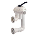 PVC Hiflow Valve with Plumbing and Bulkhead Fittings; 2 Inch Slip - Poolweb Image