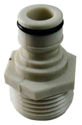 185-10 Automatic Cleaner Adapter for 185 Leaf Eater; 3/4 Inch Mht X Quick Disconnect - Poolweb Image