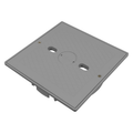 Custom Molded Products - 25538901000 - Square Skimmer Cover and Collar Assembly (Grey)