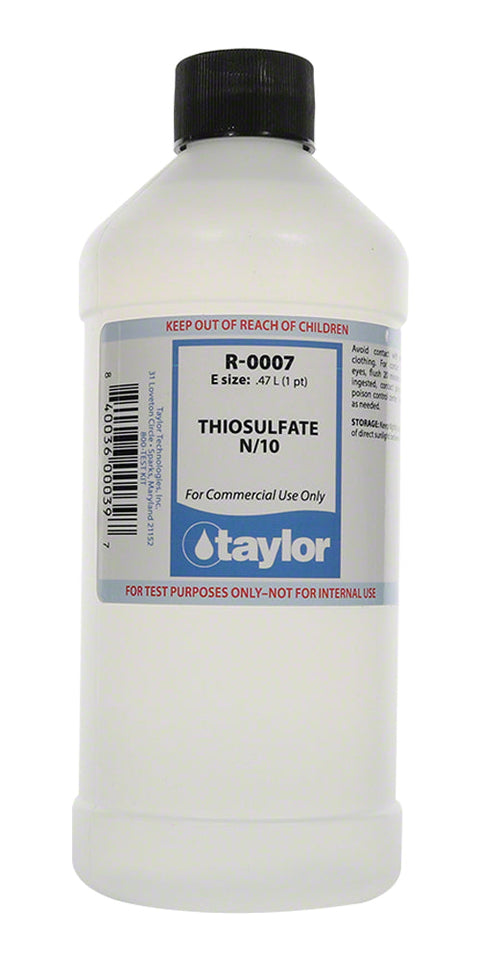 Thiosulfate #7 N/10 16 Oz - Poolweb Image