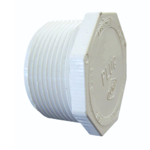 Lasco Fittings; Sch40 Plug Mpt - Pool Supplies Canada Image