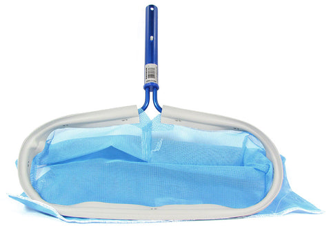 122 Leaf Rake; Heavy Duty Fiberglass Net; Aluminum Frame - Poolweb Image