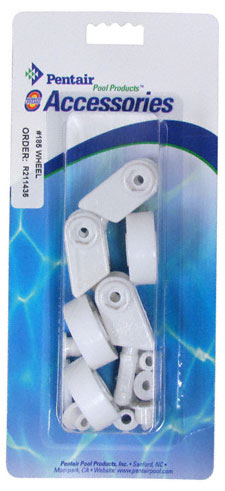 Wheel Assembly for 185 Leaf Eater; 3/bubble Pack; Bulk - Poolweb Image