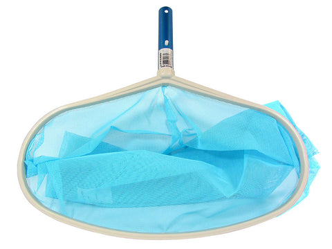 123 Economy Leaf Rake; Aluminum Handle; ABS Molded Frame - Poolweb Image