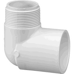 Lasco Fittings; Sch40 90 Degree Street Elbow Mpt X Slip - Pool Supplies Canada Image