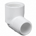 Lasco Fittings; Sch40 90 Degree Street Elbow Mpt X Fpt - Pool Supplies Canada Image