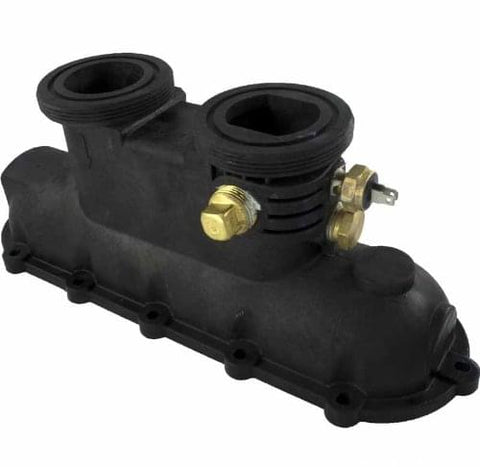 Front Header Assembly for H-series Induced Draft; Electronic Ed2 Style and Millivolt/electronic Ed1 Style Heaters - Pool Supplies Canada Image