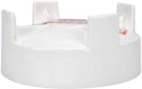 Threaded Cap for Model 320; 322 In-line Automatic Chemical Feeder; Automatic Chemical Feeder; Commercial Size Chemical Feeder; 3 Inch; White - Poolweb Image