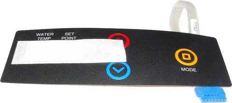 Switch/decal Membrane for Model R185b; 206a; 266a; 406a Pool Heater - Poolweb Image