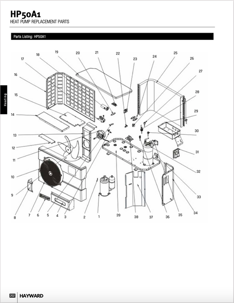 Hayward HP50A1 | HP70A1 LED Controller - HPX95005-310261