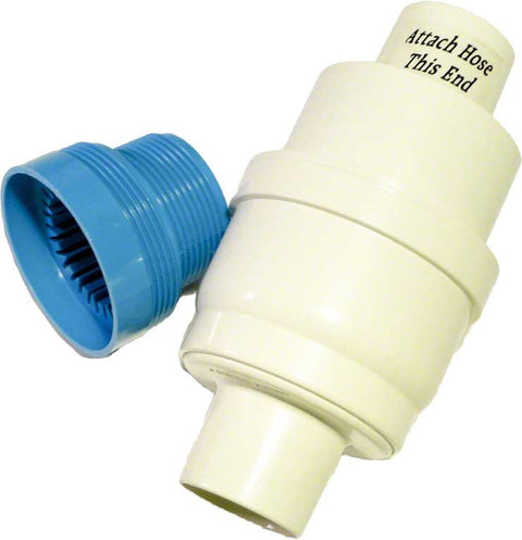 Automatic Regulator Valve and Valve Cap Kit for Kreepy Krauly Pool Cleaner; White Valve - Poolweb Image