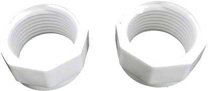 2/pk Legend/ Jet-vac White Feed Hose Mender Nut - Poolweb Image