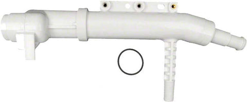 Feed Pipe and Timer Blank Assembly for Polaris Vac-sweep 380 Pool Cleaner; White - Poolweb Image