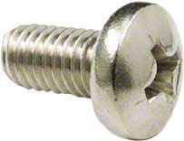 Screw for Polaris Vac-sweep 180/280/360/380; 280 Tanktrax/480 Pro; 3900 Sport Pool Cleaners; Stainless Steel; Pan; 10-32 X 3/8 Inch - Poolweb Image