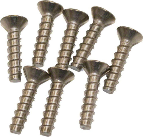 Drain Face Plate Screw Set (8 Pack) - Poolweb Image