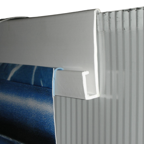 Ea 57" White Beaded Liner Strips - Pool Supplies Canada Image