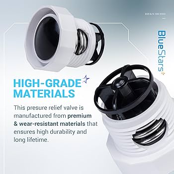 Pressure Relief Valve for Polaris Vac-sweep 180/280/380/3900 Sport; 480 Pro; 280 Tanktrax Pool Cleaners; Black - Pool Supplies Canada Image
