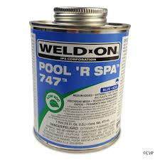 Weld-on 747 1 Pint PVC Cement Blue - Pool Supplies Canada Image