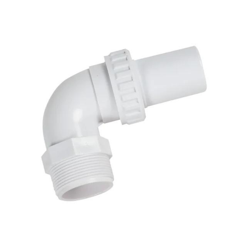 24/cs ABS Quick Connect 1-1/2" 90^ Elbow Mptxsmooth - Pool Supplies Canada Image