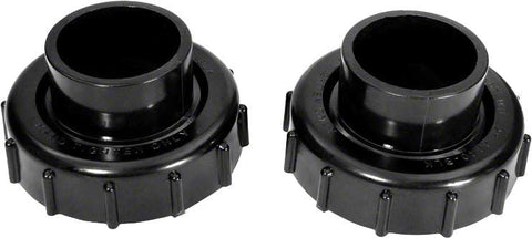 Black Bulkhead Union Set for Clean & Clear Plus Cartridge Filter; 1-1/2 Inch X 2 Inch - Poolweb Image