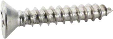 Stainless Steel Screw for Adjustable Floor Inlet; White Goods - Drains; #8 X 1 Inch - Poolweb Image