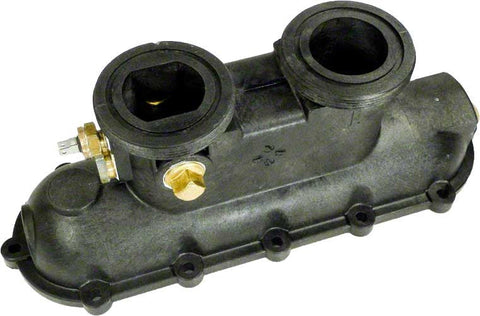 Front Header Assembly for H-series Induced Draft; Electronic Ed2 Style and Millivolt/electronic Ed1 Style Heaters - Poolweb Image 1