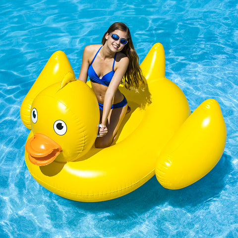 4/cs Giant Lucky Ducky Ride-on - Pool Supplies Canada Image