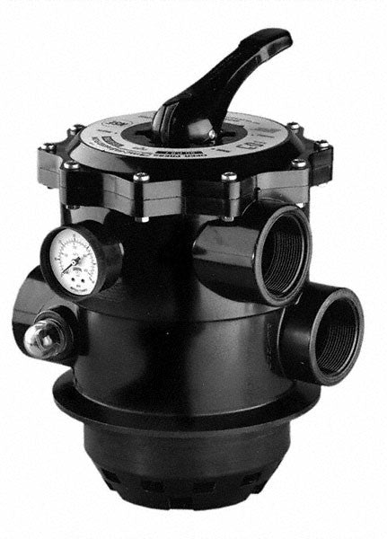 Tagelus®ABS Clamp Style Backwash Multiport Valve; 2 Inch; 8 Inch Neck - Poolweb Image