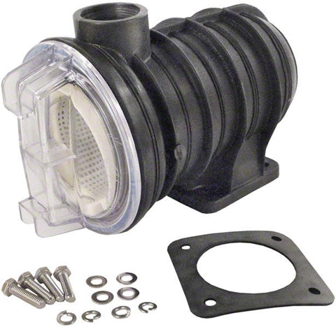 Strainer Trap with Basket for Dura-glas®and Max-e-glas®Inground Pool and Spa Pump; 5 Inch - Poolweb Image