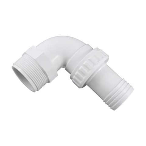 24/cs ABS Quick Connect 1-1/2" 90^ Elbow Mptxins - Pool Supplies Canada Image
