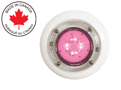 AquaLamp Complete Lighting Kit - LED Rainbow Ray Light with White Trim