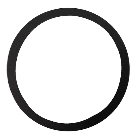7x6x1/8 Black Steel/vinyl Gasket - Pool Supplies Canada Image