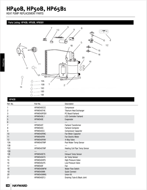Hayward Water Flow Switch - HPXWS56WFW
